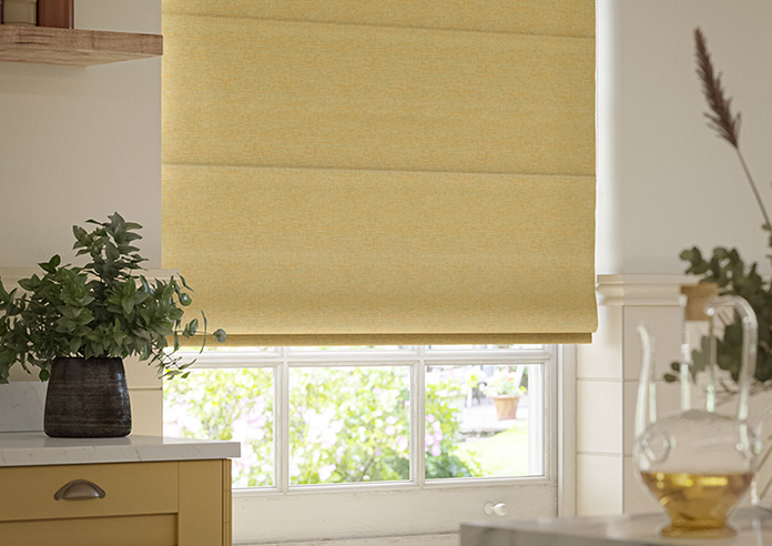 Atina (Blackout), Yellow Joy - Roman Blind - Image 5